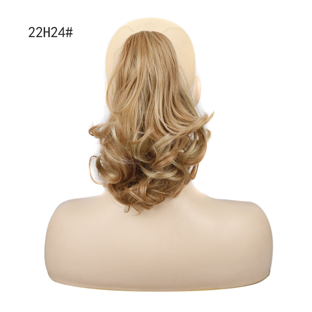 Gripper European style wig short curly hair for women