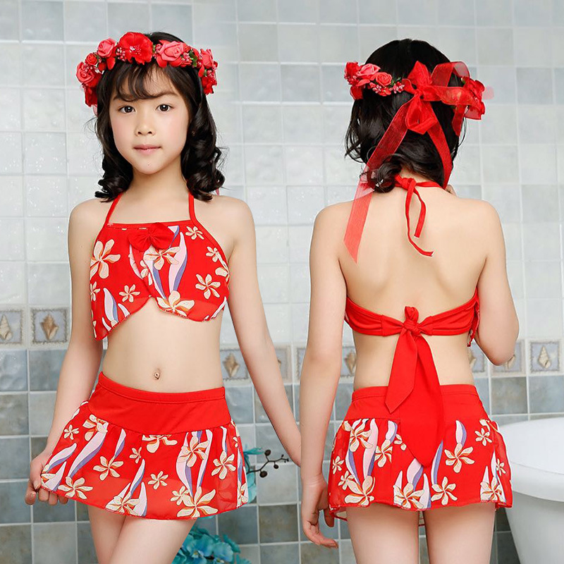 Printing child vacation baby fashion swimwear for women