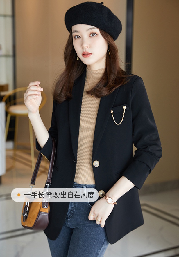 Autumn and winter tops British style coat for women