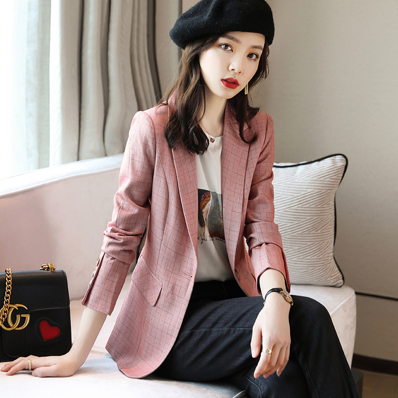 Autumn Casual retro tops short Korean style coat for women