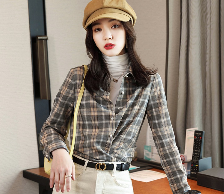 Fashion shirt spring and autumn bottoming shirt for women