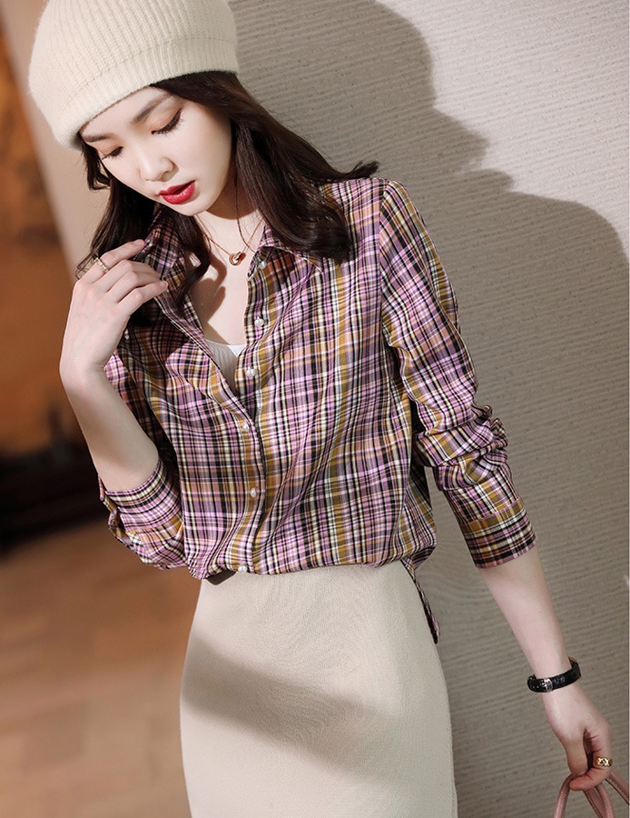 Fashion shirt spring and autumn bottoming shirt for women