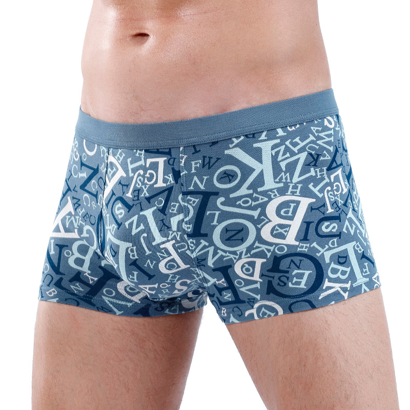 Medium waist briefs pure cotton boxers for men