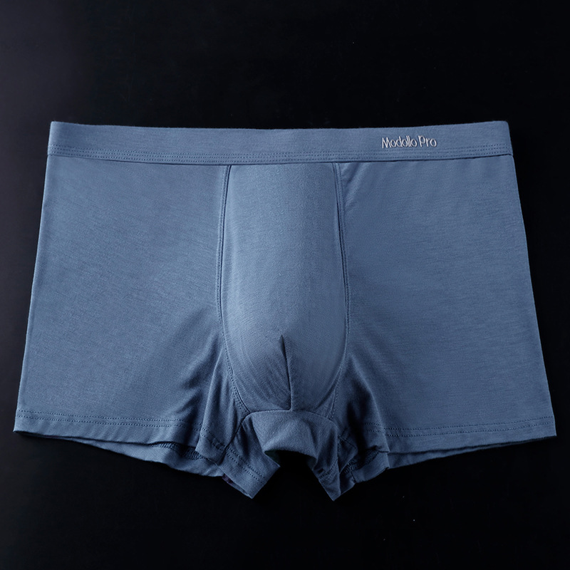 Tracelessness printing boxers medium waist briefs for men