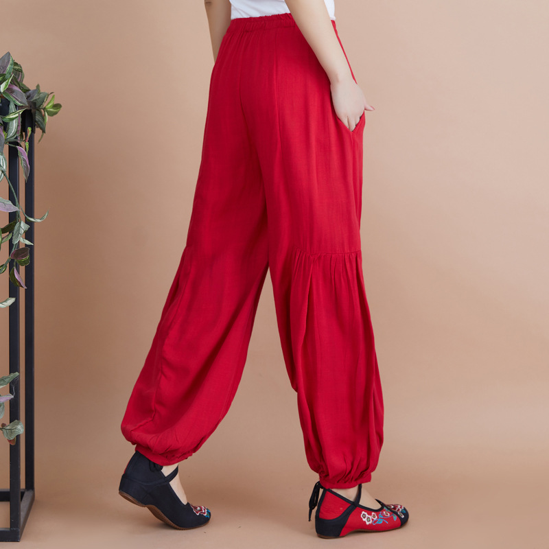 Large yard bloomers national style pants for women