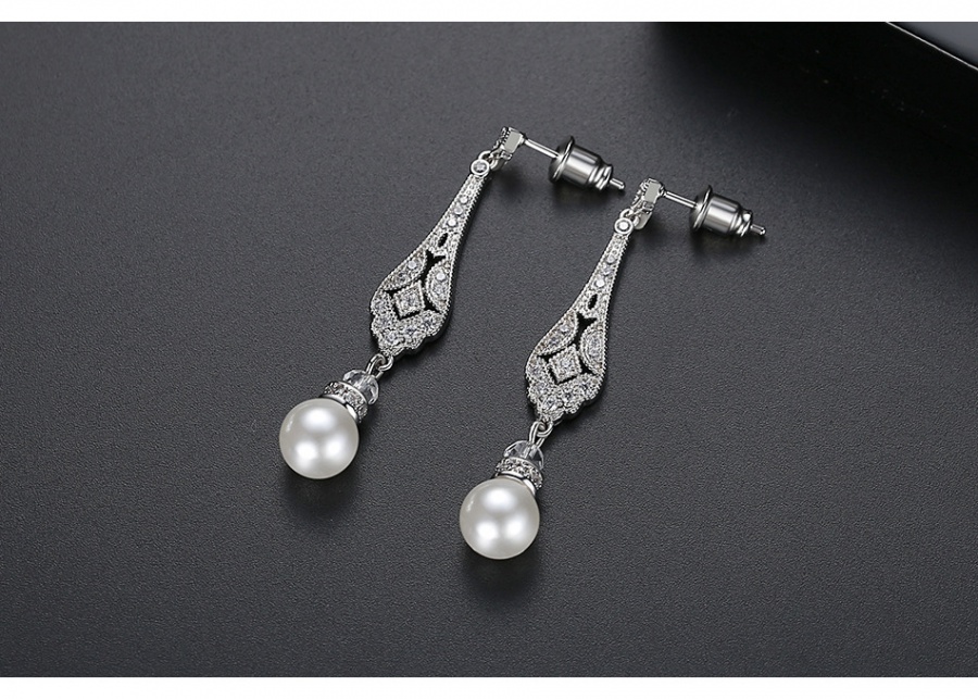 Korean style long earrings simple stud earrings for women