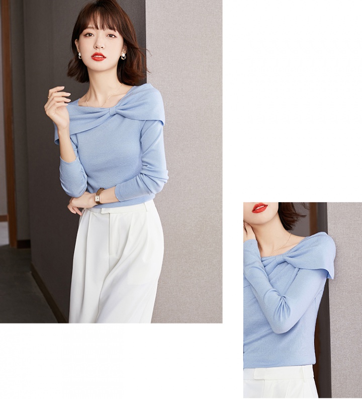 Pullover bottoming shirt autumn formal dress for women