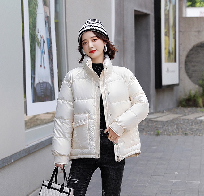 Loose down bread clothing Korean style cotton coat for women