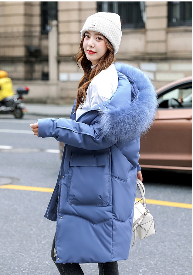 Korean style bread clothing cotton coat for women