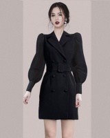 Autumn temperament dress gauze business suit for women