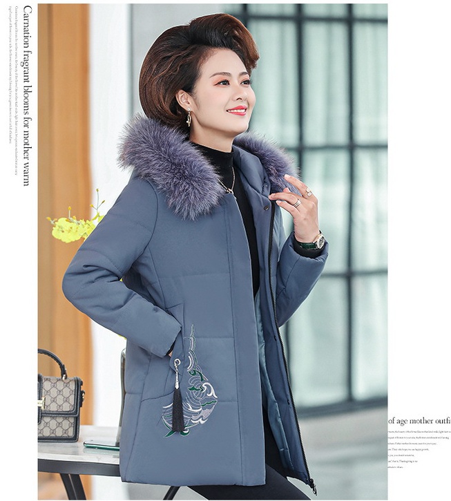 Thermal cotton coat Korean style coat for women