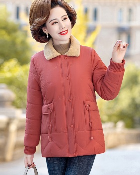 Autumn and winter middle-aged coat winter small cotton jacket