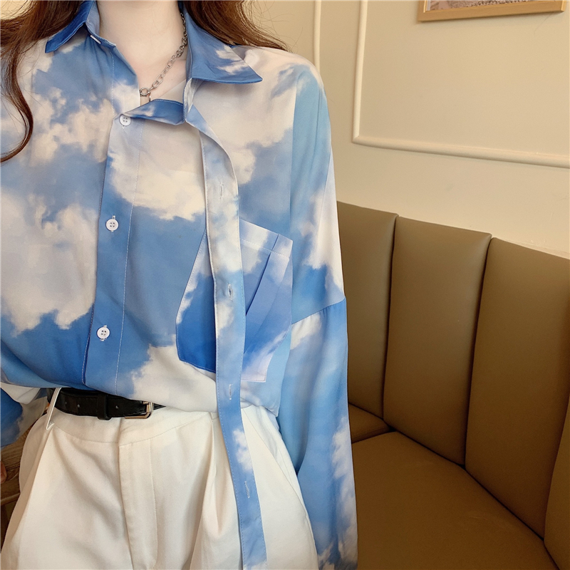 Long sleeve Japanese style shirt Korean style sun shirt