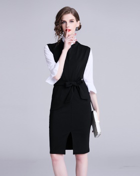 Fashion dress ladies business suit 2pcs set for women