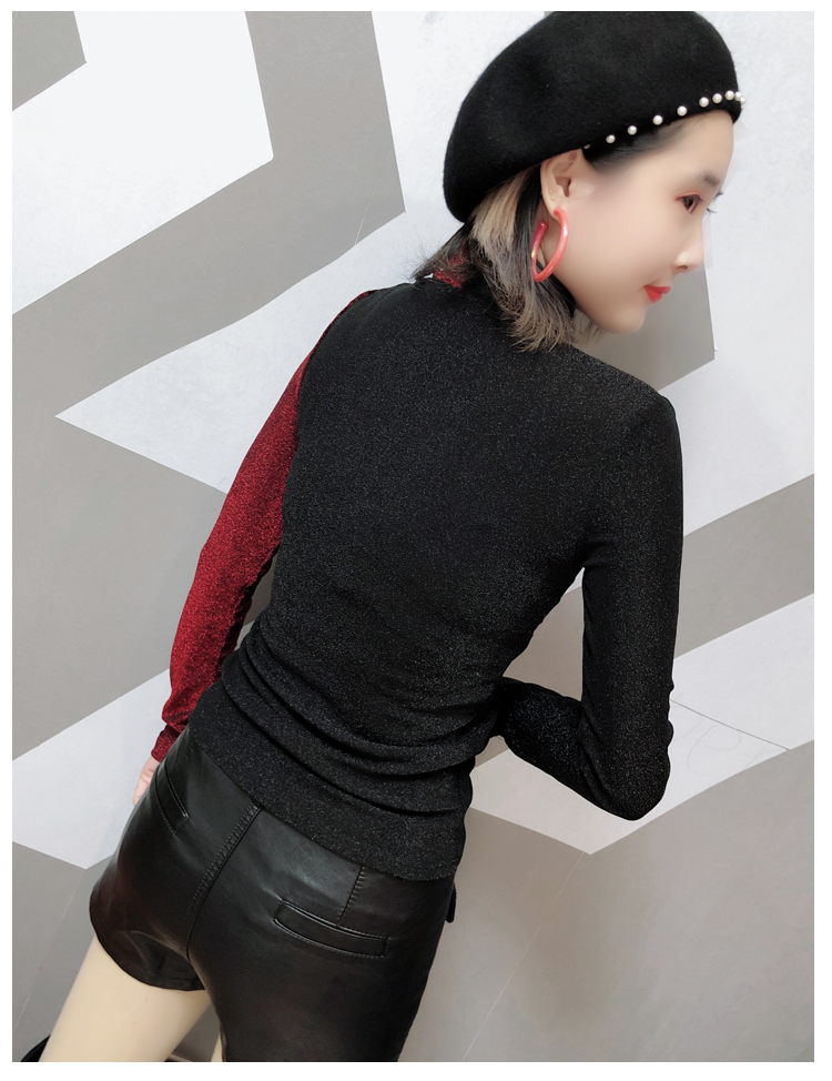 Autumn and winter small shirt sexy tops for women