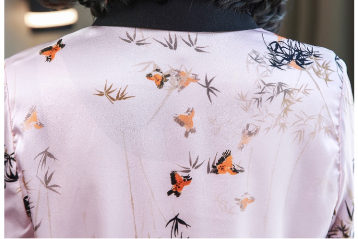 Silk satin shirt real silk fashion tops for women