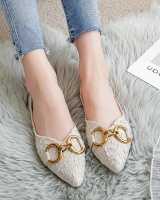 All-match Casual fashion shoes flat pointed flattie