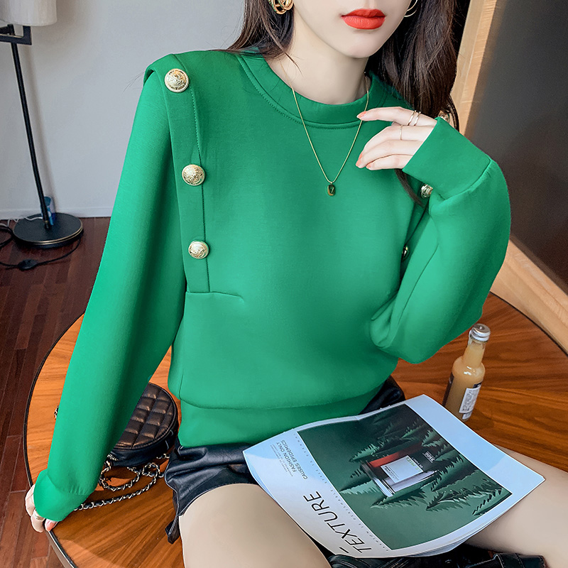 Korean style thin coat space cotton loose hoodie