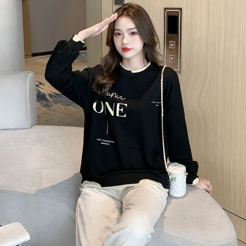 Korean style loose coat thin hoodie for women