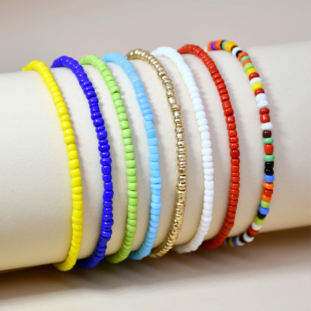 Mixed color bracelets Bohemian style bracelet a set