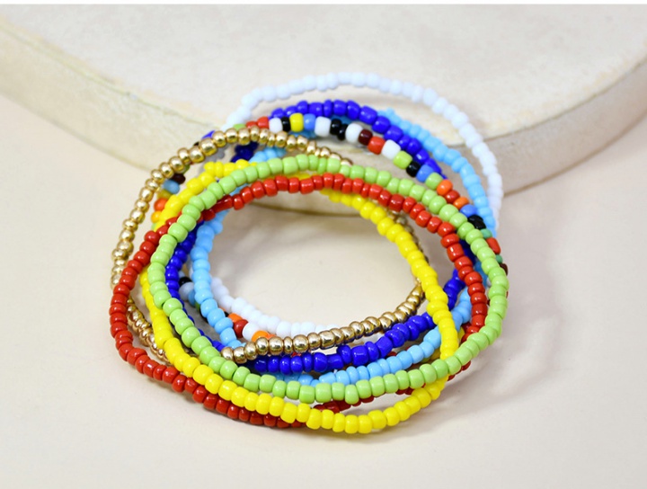Mixed color bracelets Bohemian style bracelet a set