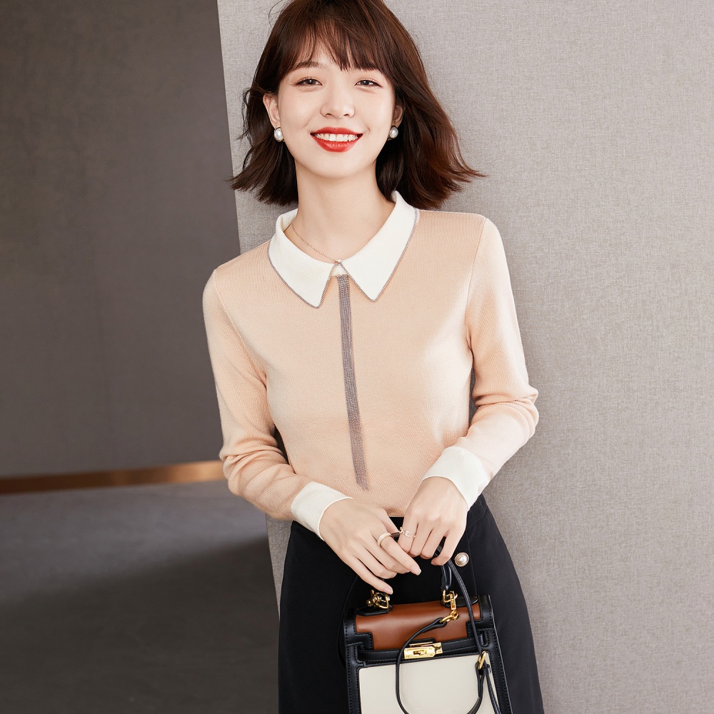 Temperament autumn tender elegant sweater for women