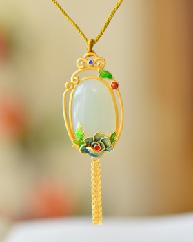 Retro pendant cheongsam Chinese style jade for women