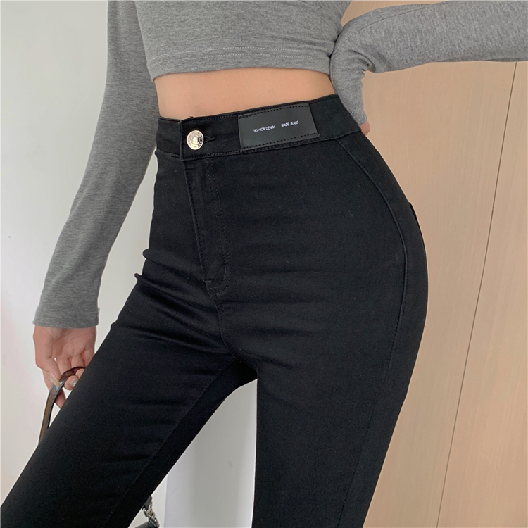 Western style all-match pencil pants autumn elasticity jeans