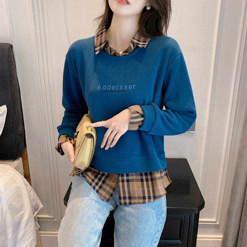 Western style spring and autumn coat loose tops for women