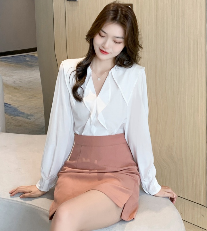 Korean style chiffon shirt temperament shirt for women