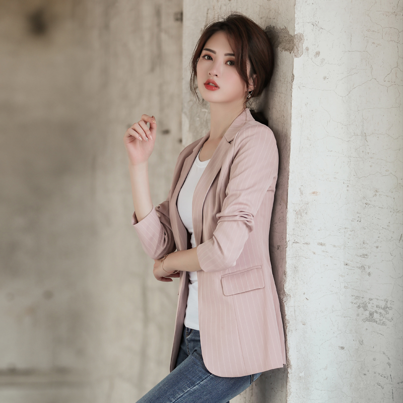 Spring and autumn tops Korean style coat for women