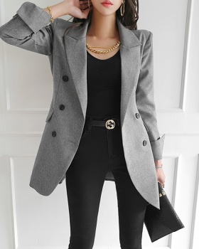 Korean style autumn business suit pinched waist coat