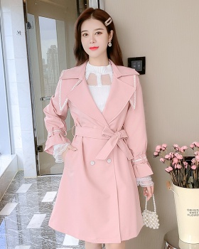 Korean style coat spring and autumn overcoat for women