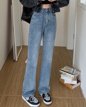 Autumn wide leg pants fat jeans for women
