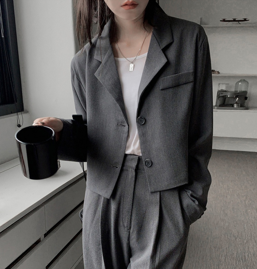 Korean style short coat autumn long sleeve business suit