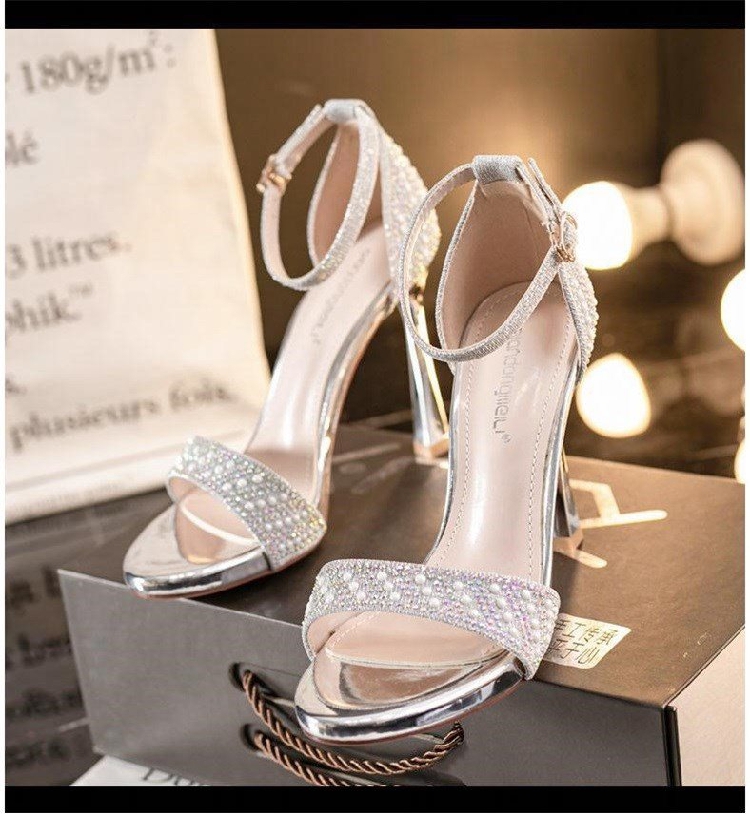 Summer fine-root high-heeled shoes lady sandals for women