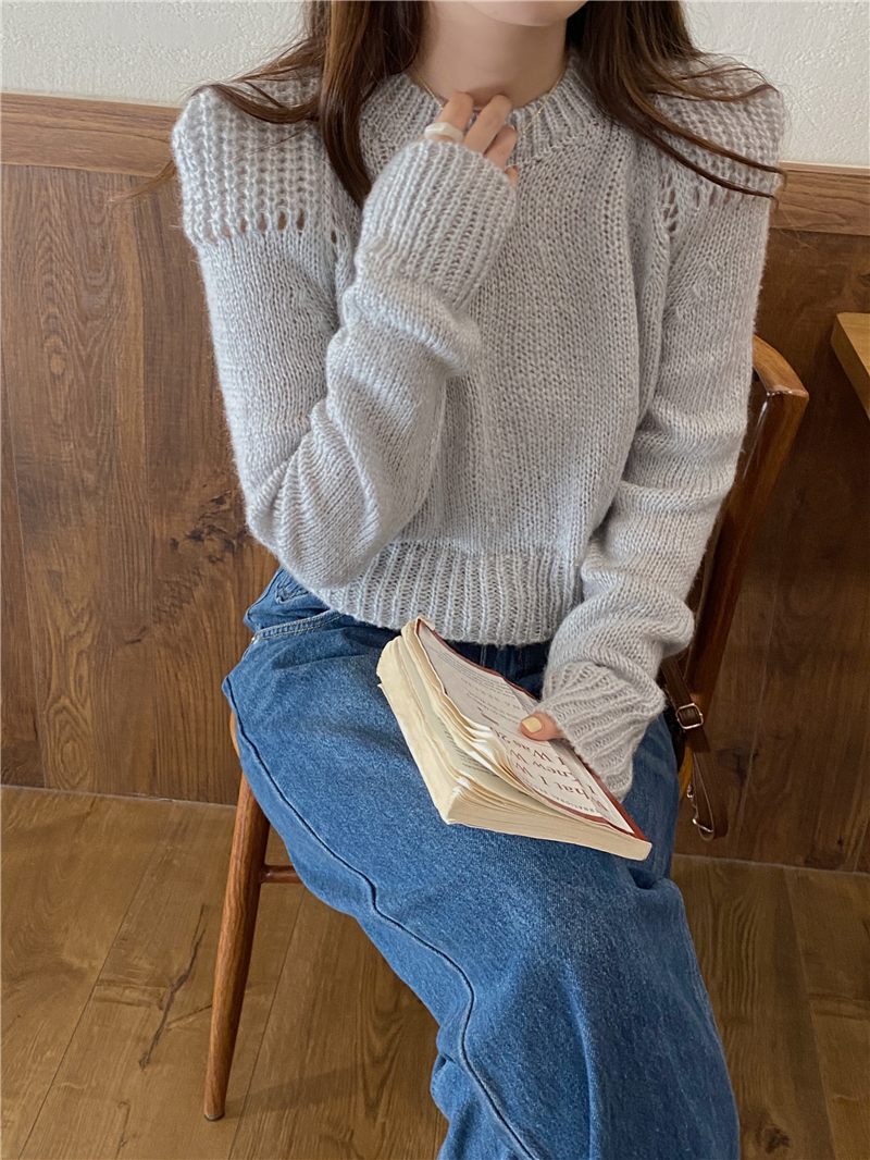 Autumn and winter bubble Korean style sweater