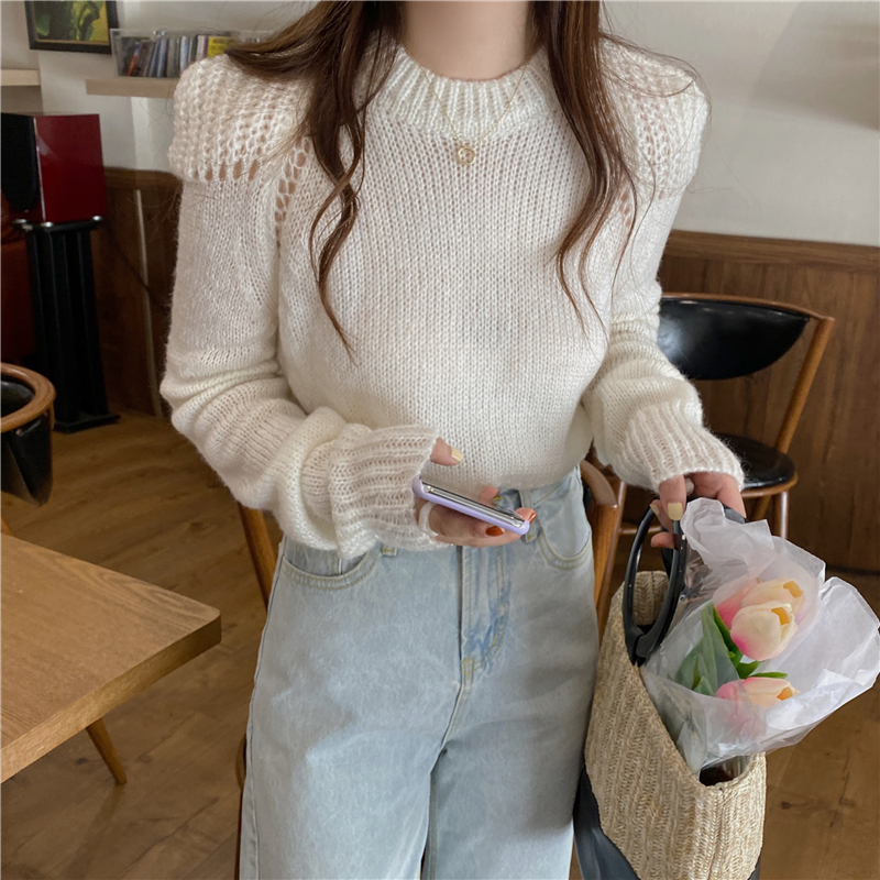 Autumn and winter bubble Korean style sweater