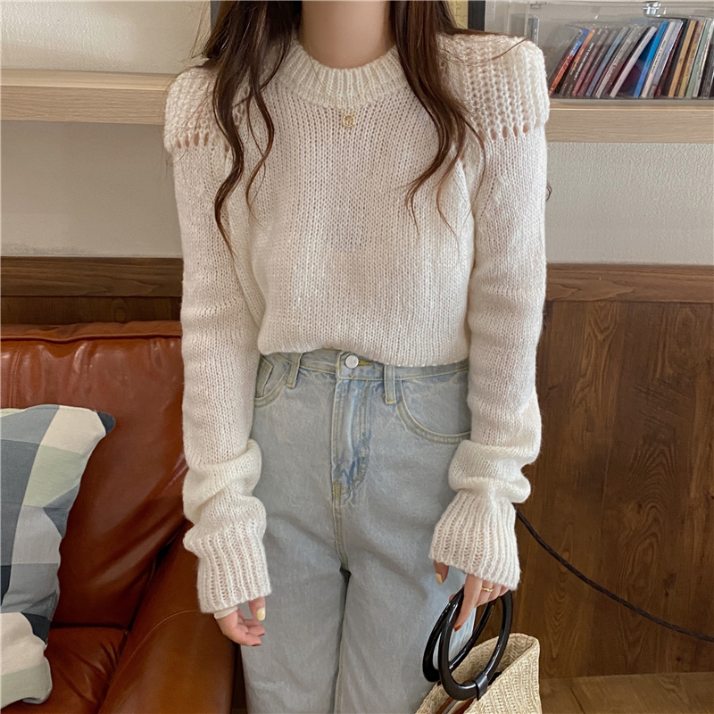 Autumn and winter bubble Korean style sweater