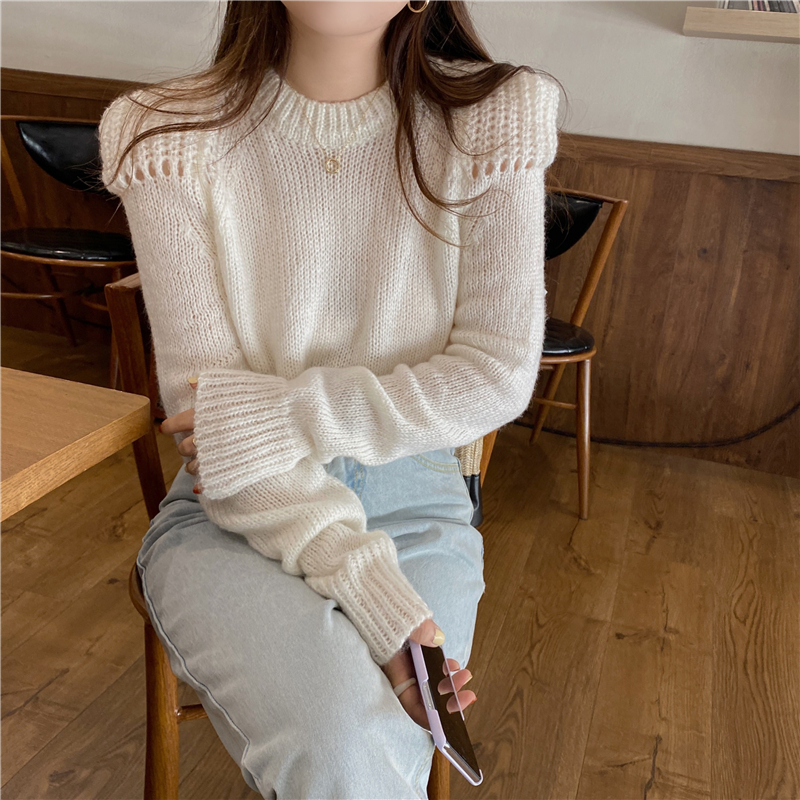 Autumn and winter bubble Korean style sweater