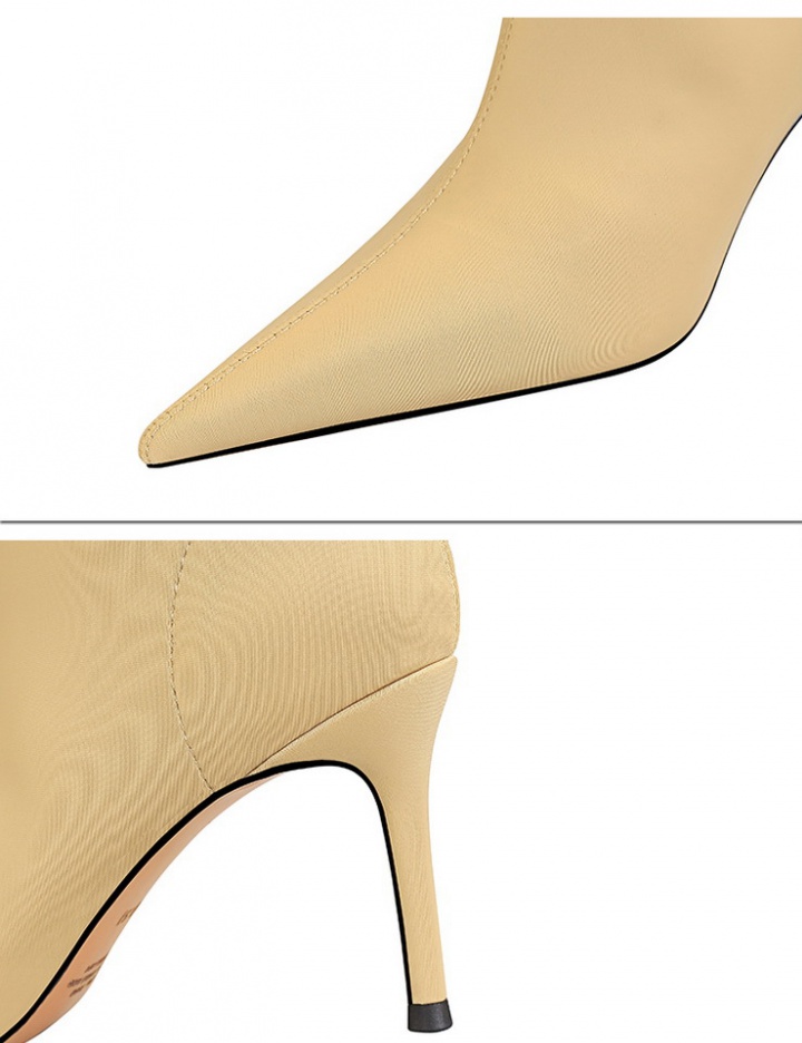 Pointed elasticity women's boots nightclub stilettos
