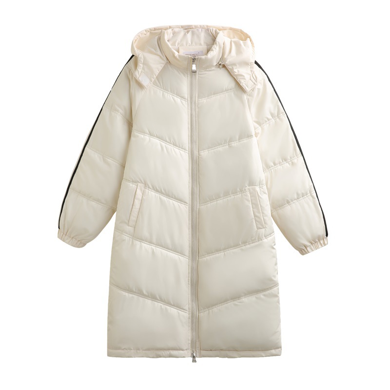 Long Korean style cotton coat Casual loose coat for women