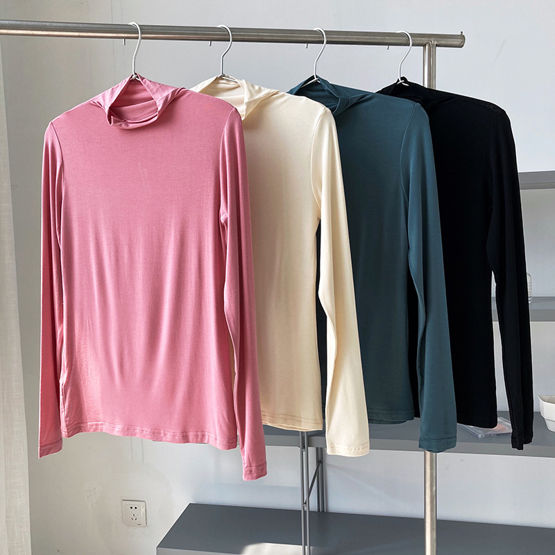 Modal thin bottoming shirt long sleeve T-shirt