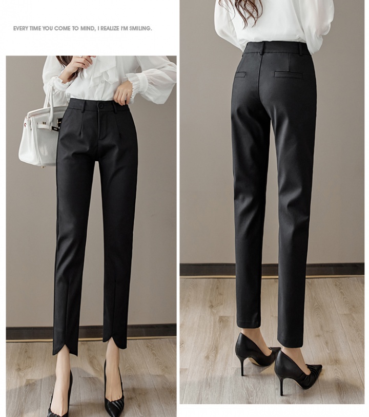 Straight pants slim suit pants for women