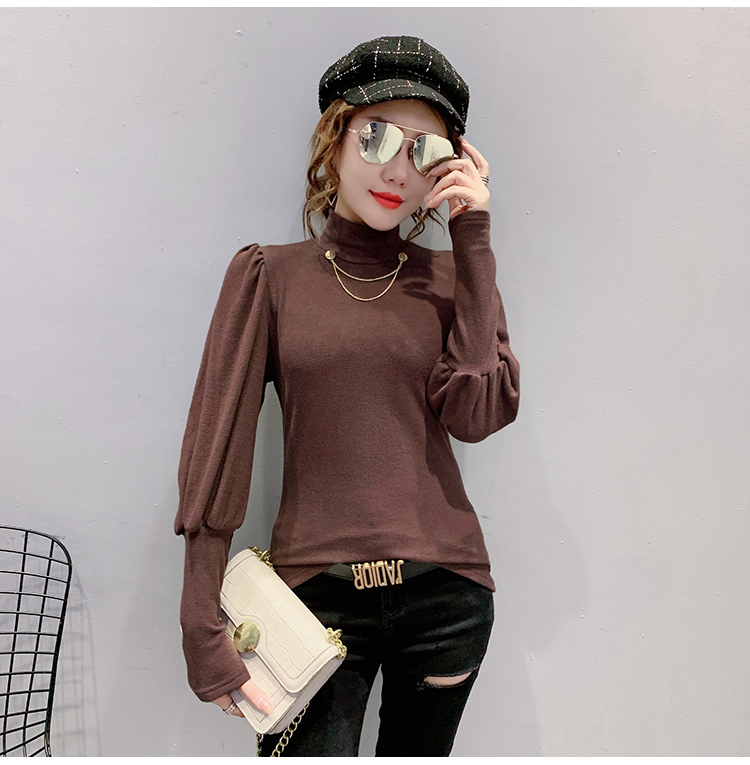 Autumn and winter tops bottoming shirt for women