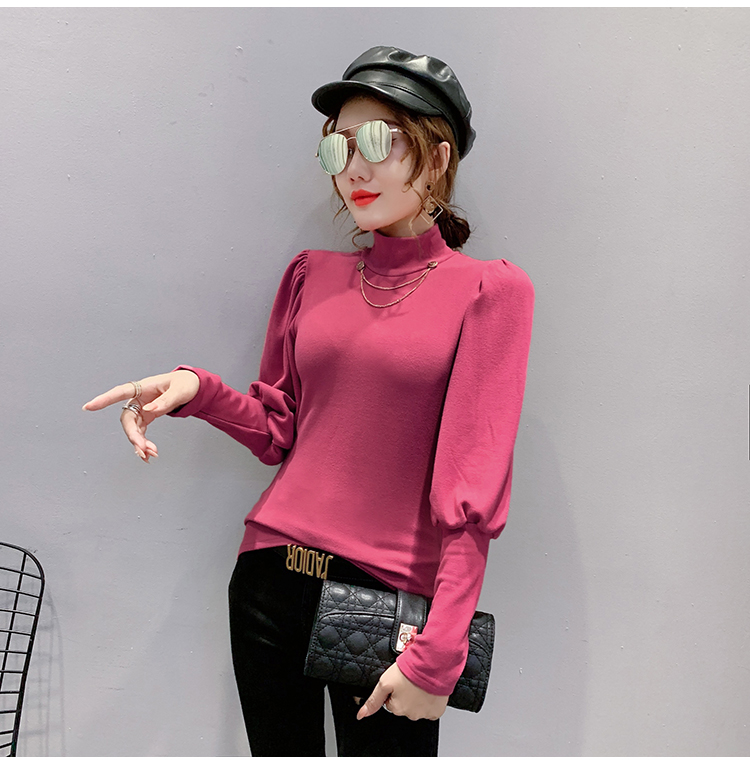 Autumn and winter tops bottoming shirt for women