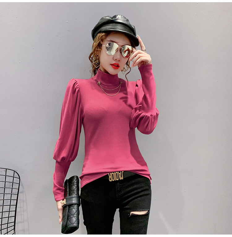 Autumn and winter tops bottoming shirt for women