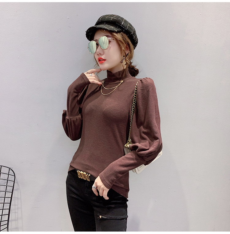 Autumn and winter tops bottoming shirt for women