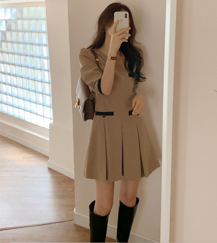 Fashion and elegant temperament Korean style dress