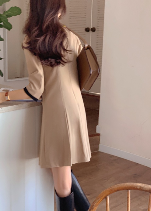 Fashion and elegant temperament Korean style dress